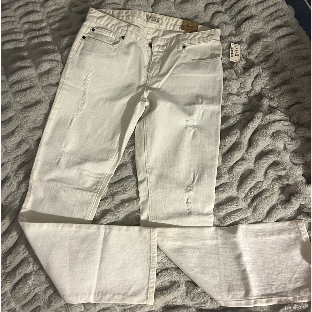 Aeropostale Skinny White Jeans